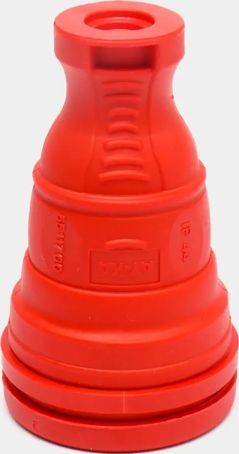 Разъём (штепсель) каучук c/з 16A IP44 красный 5511701