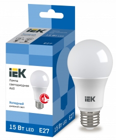 Лампа LED-A60 eco 15Вт 230В 6500К E27 1350Lm IEK