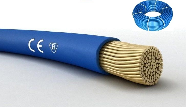 Провод LGY 1* 1 (ПВ3) 300/500V (H05V-K) (только бухтами, 100м) СИНИЙ