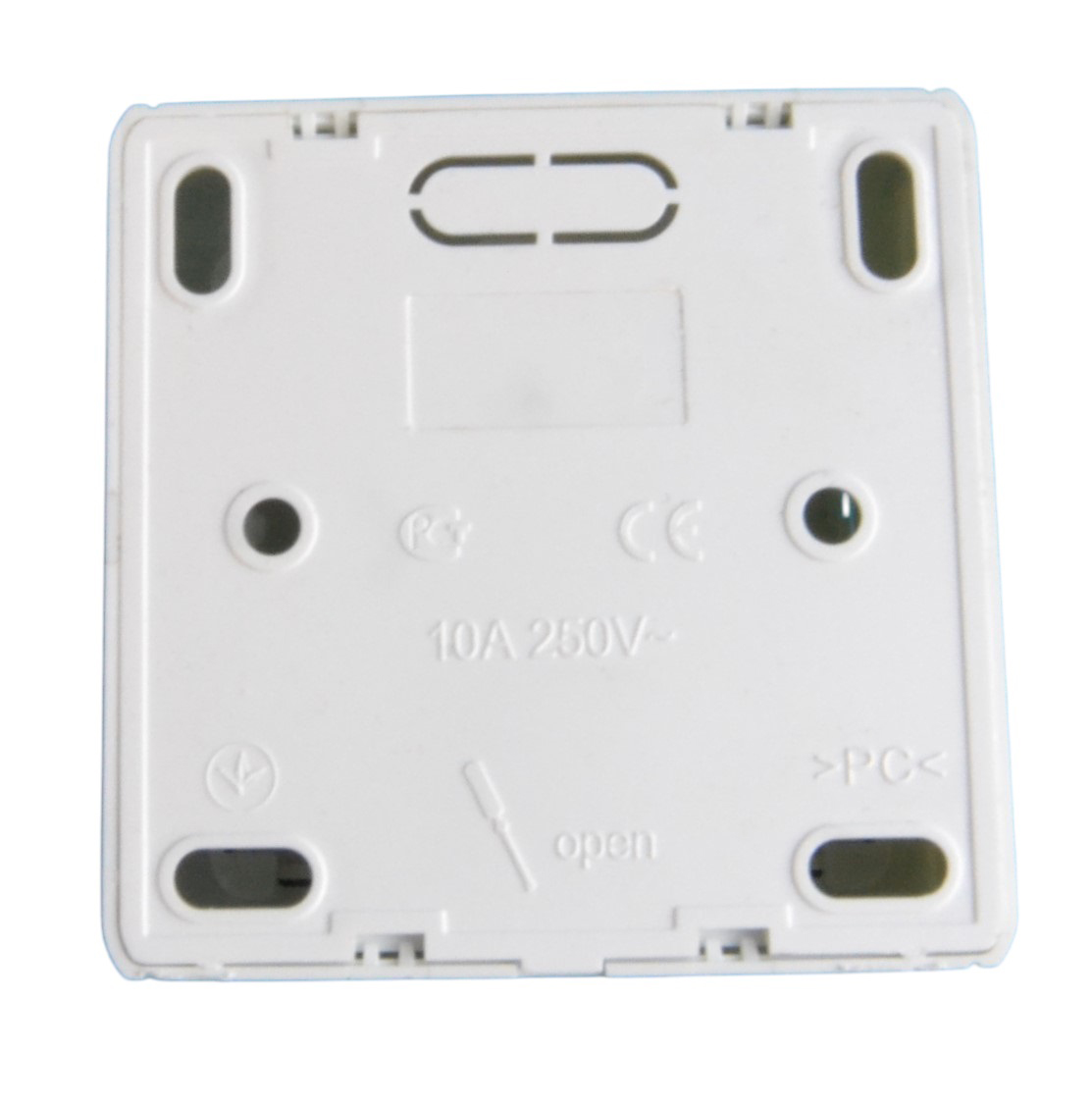 Выключатель ОУ проходной 1-кл. белый SD-S003W "Standard" AWSproducts