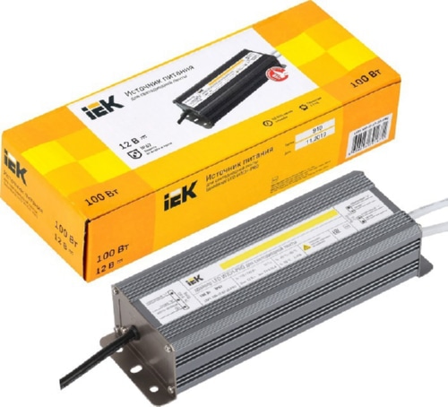 Блок питания LED ИПСН-PRO 100Вт 12В, IP67 IEK