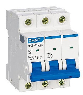 Автоматический выключатель NXB-63S B32/3 4.5кА CHINT