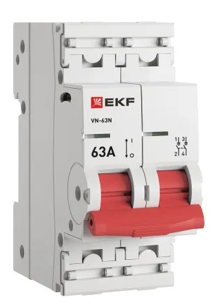 Выключатель нагрузки 2P 63А ВН-63N EKF PROxima (без НДС)