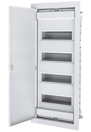 Щит встраиваемый мет. дверь ECG56PO (56 мод. IP40) ETI