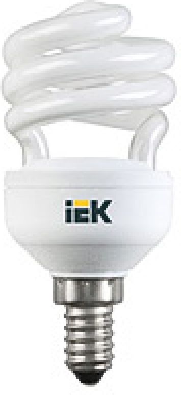 Лампа энергосберегающая КЭЛ-S 15W (E-14) (T2) 2700K ИЭК