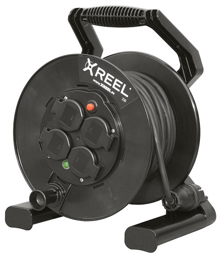 Удлинитель на катушке X-Reel 250 H05RR-F3x2.5 40m 4x220V "шуко" IP20