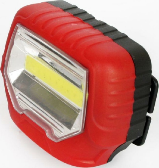 Фонарь Ultraflash 922-TH (фонарь налобн, красн.+ черн., 3 Ватт COB LED, 1 реж, 3XR6, пласт. блист - 