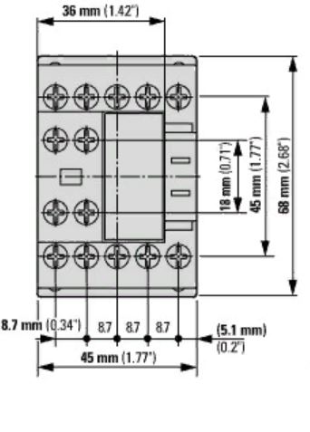 Контактор DILM12-10 (110v, 50Гц,12А, 5,5кВт)