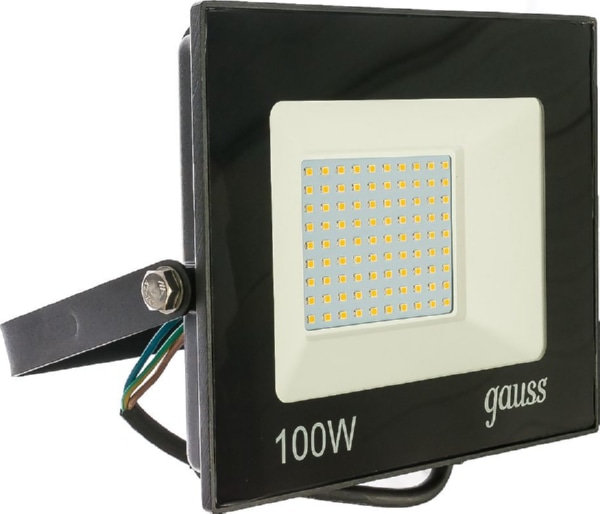 Прожектор LED Elementary 6500K 100W 6600Lm IP65 черный Gauss