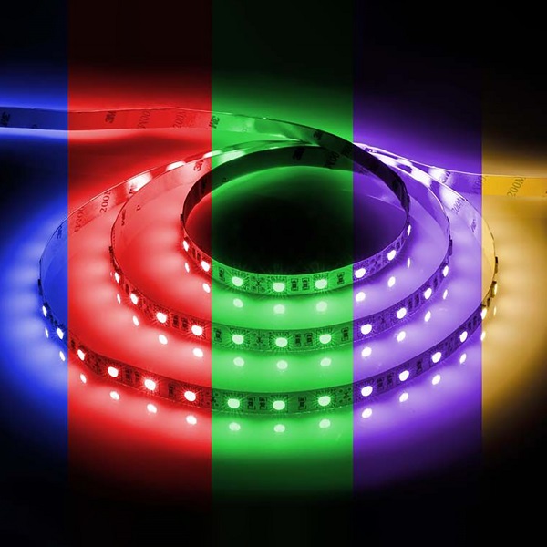 Лента LED 5050 RGB 14,4Вт/м 60LED/м 12В 3м комплект FERON