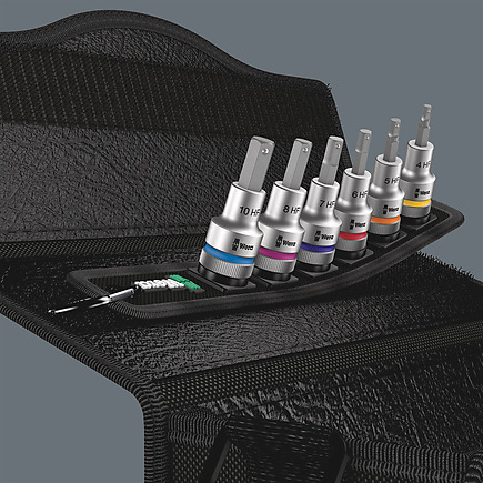 Набор отверточных головок Zyklop TORX®, с фиксирующей функцией, 1/2"