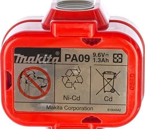 Аккумуляторная батарея 9.6В PA09 9,6В 1,3Ah Cd (193977-7)  Makita