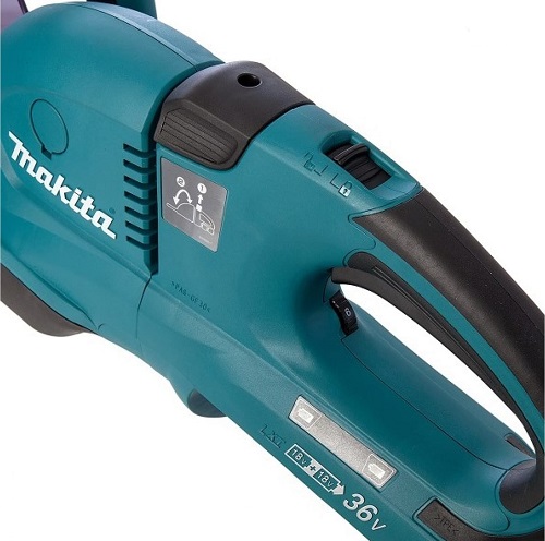 Аккумуляторный кусторез DUH551Z 36 В (2x18 В) Li-ion, шина 550 мм, рез 18 мм, 5.1 кг, коробка, без А