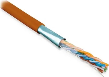 Кабель REXANT FTP 4PR 24AWG (4х2х0,51мм) CAT5e 305м НГ(А)-HF (медь)