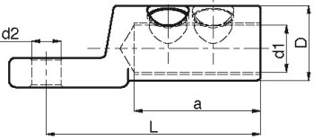 Наконечник болтовой SKN 10-1625/1