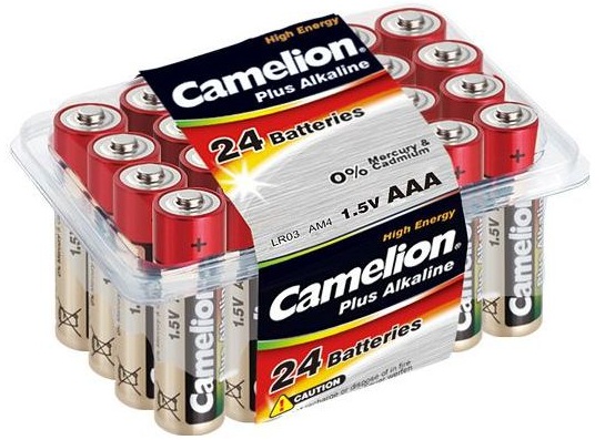 Элемент питания Camelion LR03 Plus Alkaline PB-24 1.5В (уп.24шт)