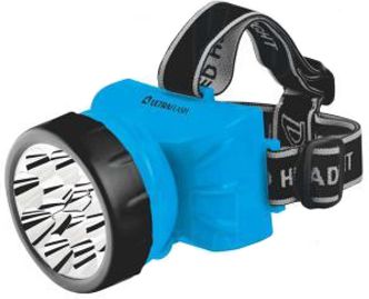 Фонарь Camelion LED5361 (налобный аккум 220В, голубой, 12LED, 2 режима, SLA, пластик, бокс)