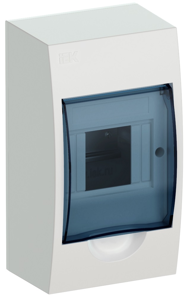 Щит навесной пласт. ЩРН-П- 4 белый IP41 IEK