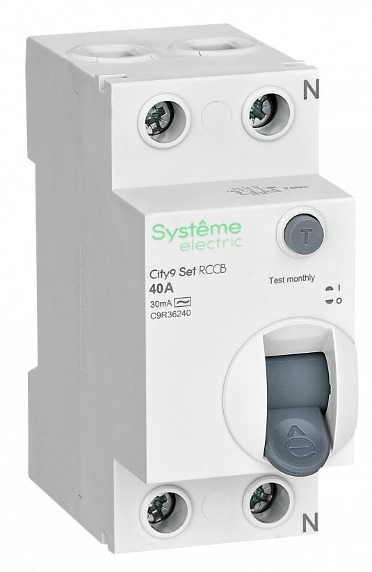 ВДТ 40А 2P 30мА Тип-AC 230В (City9)