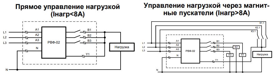 Реле РВФ-02 АС230В УХЛ4 (однофазный АВР), 