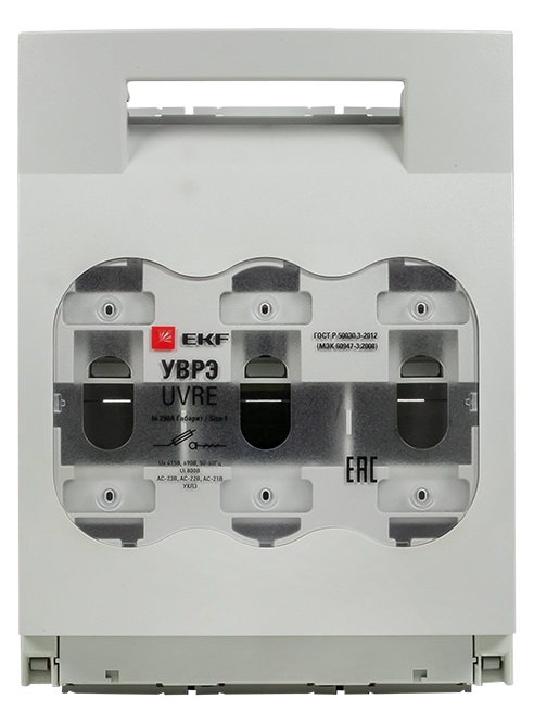 Выключатель-разъединитель откидного типа УВРЭ 250А под предохранители ППН (габ.1) PROxima