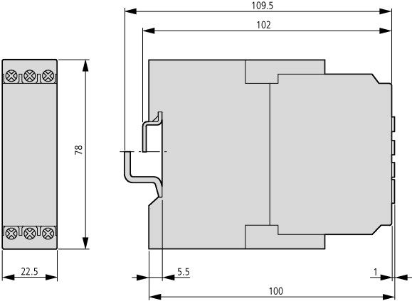 Реле контроля и чередования фаз EMR4-F500-2