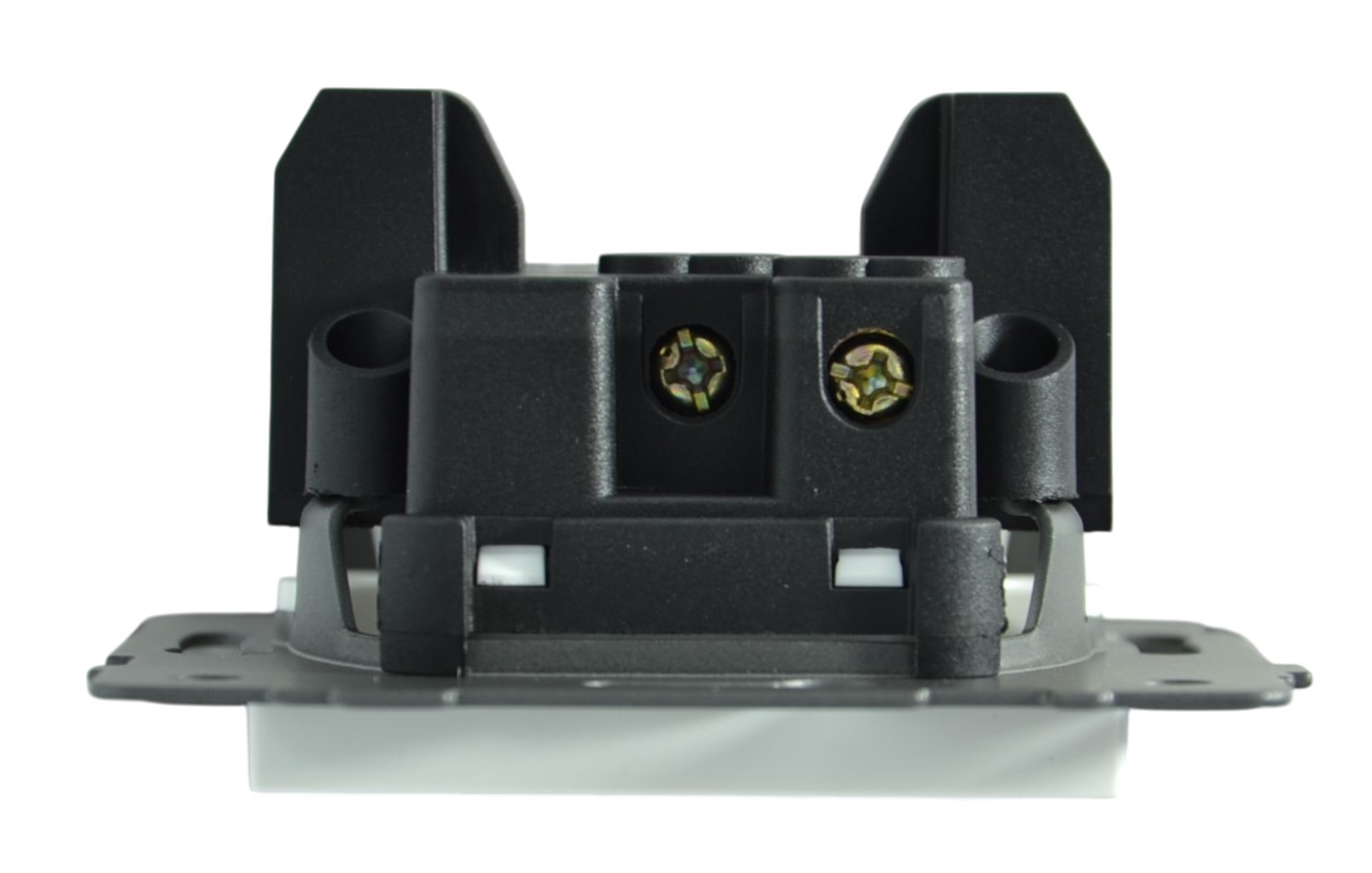 Выключатель 1-кл. с подсветкой белый A-002W "Aura" AWSproducts