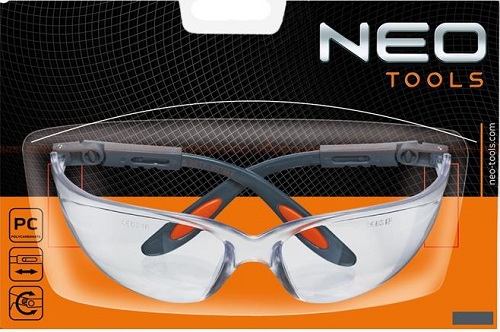 Очки защитные из поликарбоната, белые NEO