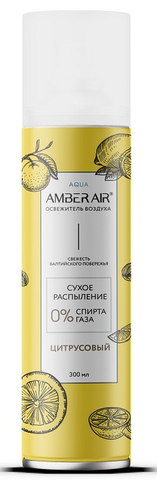 Освежитель воздуха "Amber Air®" Цитрусовый (AQUA) 300 мл