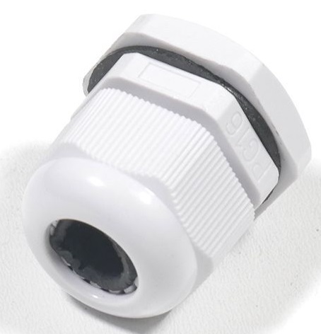 Кабельный ввод PG19 (12-15 мм) серый пластик IP68 (Гофроматик)