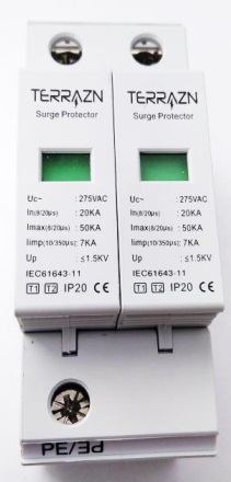УЗИП (разрядник) CET-T1T2-AC 2P 275V Terrazn