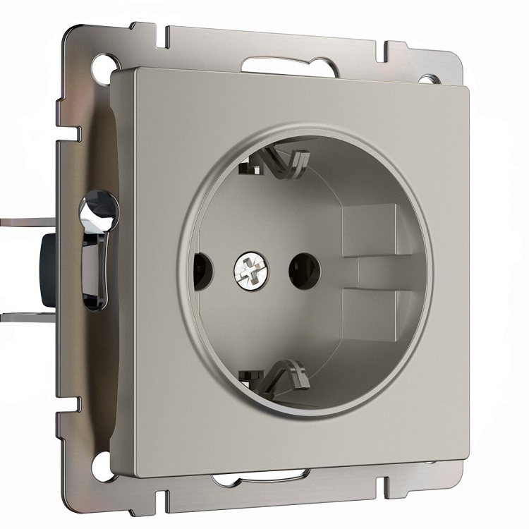 Розетка 1-я с/з Дымчатый WERKEL