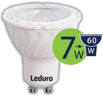 Лампа Leduro PAR16 LED Bulb 7W 600lm 2700k GU10 60* (Dimm)