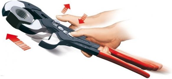 Клещи переставные трубные Cobra 400мм KNIPEX