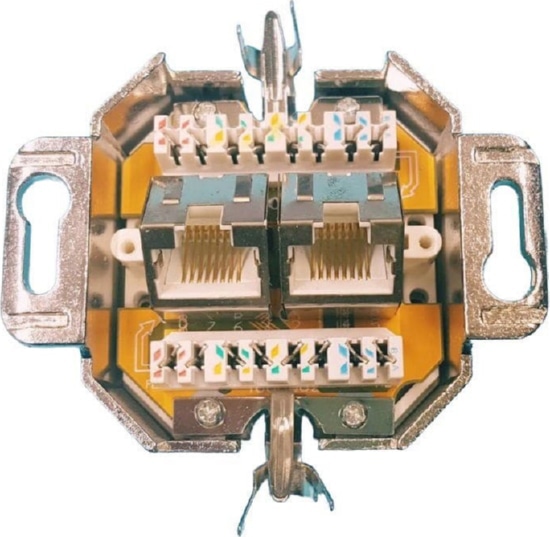 Внутренняя информационная розетка RJ45 кат. 6 FTP 2 порта ITK