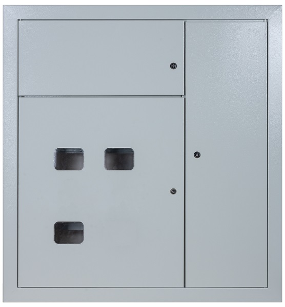 Корпус щита этажного 3кв. "Народный" (1010х950х160), ниша 920х860х140