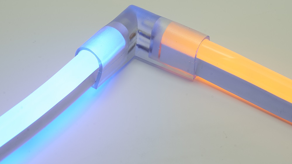 Соединитель угловой для светодиодной ленты 220V LS721 ( 2835) , LD515 FERON