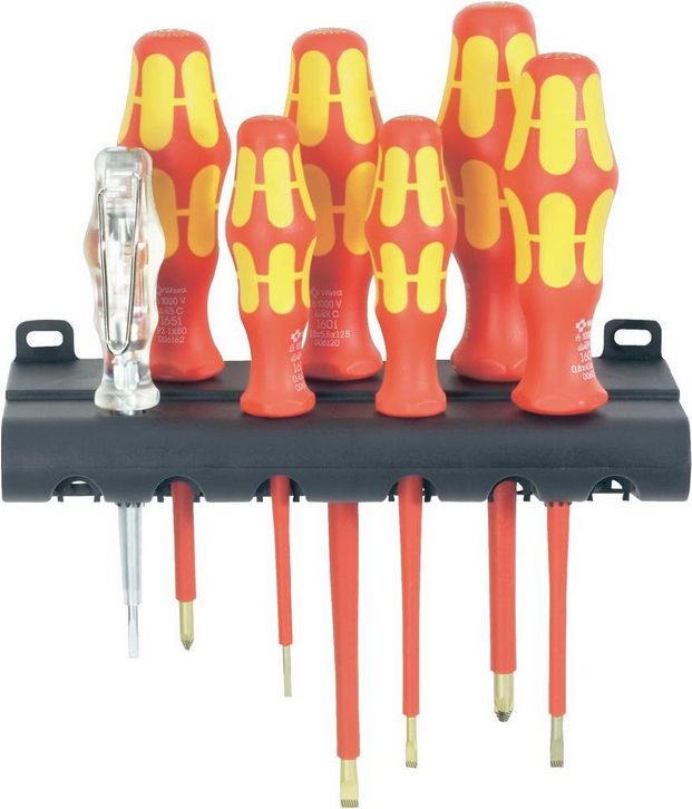 Набор 1000V Kraftform Plus Lasertip VDE 160 i /7 (7отверток+подставка)