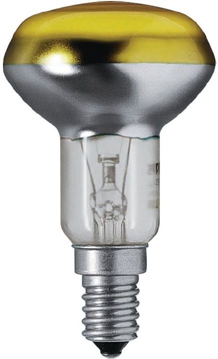 Лампа Refl Col R-50 40W E-14 Philips Spotline желт. (15шт.)