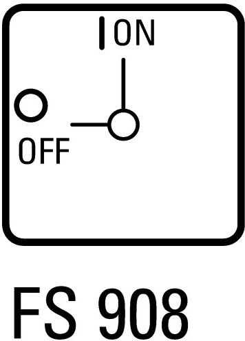 Переключатель щитовой T0-2-1/E (20А, ON-OFF,3-pol)