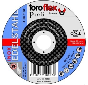 Алмазный диск для плитки 125мм*1,2*22,23мм/Toroflex Германия