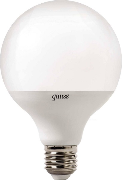 Лампа Gauss LED G95 E27 16W 1400lm 4100K 1/20