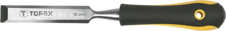 Стамеска 16 мм, CV, двухкомпонентная рукоятка TOPEX