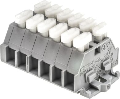 Клеммная колодка (261-106) 16A 250V 6 пол.