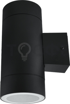 Светильник уличный двухсторонний GX53S-2B-ЦИЛИНДР под лампу GX53 230B черный IP65 IN HOME
