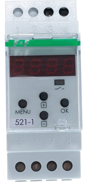 Таймер одноканальный PCZ-521-1 (24-264В AC/DC, LED дисплей)