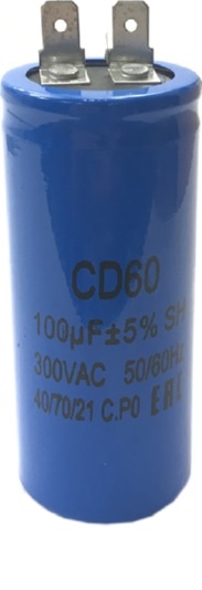 Конденсатор CD60 100uF 300V