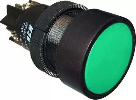 Кнопка SB-7 "Пуск" зеленая 1з d22мм/240В  ИЭК