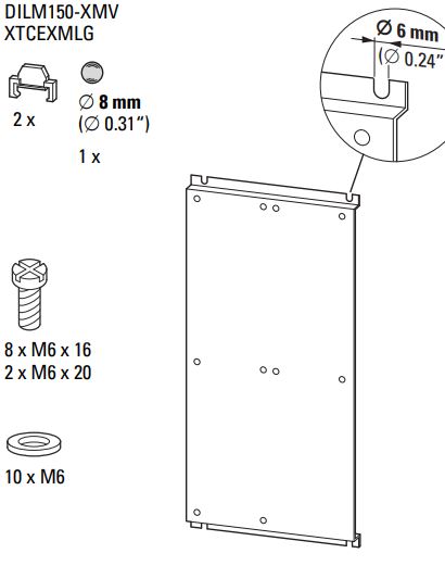 Блокировка механическая DILM150-XMV (для DILM 80-170)