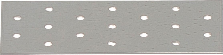 Пластина перфорированная ПС 60х140х2,0 мм (белый цинк)
